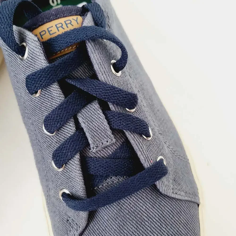 New Sperry striper canvas lace up size 3 youth - Picture 2 of 6